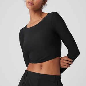 Alo Yoga Mesh Sheer Illusion Long Sleeve